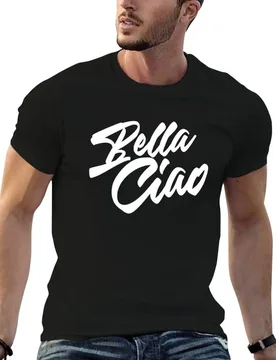 Bella Ciao T-Shirt baggy shirts graphic t shirt vintage fruit of the loom mens t shirts - Aliexpress - FashionsVida