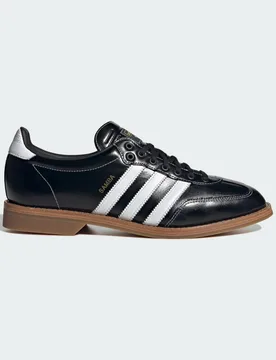 SAMBA BOWLING 40 2/3 Core Black / Cloud White / Ecru Tint - Adidas - FashionsVida