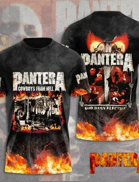Popular Heavy Metal Rock Band Pantera 3D Print Men Women T-shirt O-neck Short Sleeve Hip Hop Top Casual Streetwear Kids Tees - Aliexpress - FashionsVida