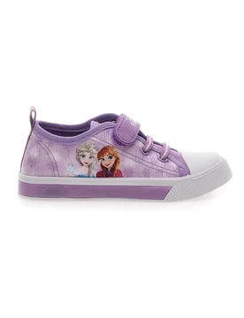 Sneakers Viola Con Luci e Strappo in Velcro D11542M 29 - Frozen - FashionsVida