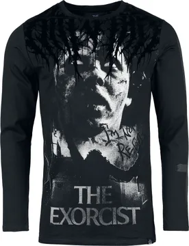 Gothic Langarmshirt - I'm Not Regan Long Sleeved T-Shirt - XS bis L - für Männer - Größe L - schwarz - Männer - male - The Exorcist by Killstar - FashionsVida