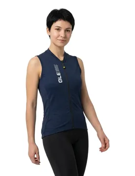 Maglia Senza Maniche Pragma Color Block Navy Blue - Ale - FashionsVida