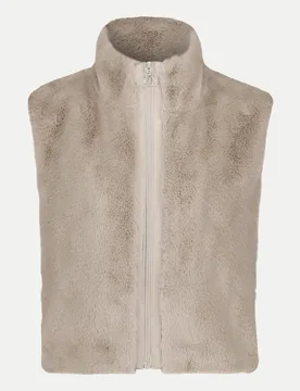 Betty Barclay Plüschweste Beige 46 - Betty barclay - FashionsVida