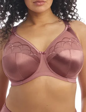 Womens Cate Bra Side Support Full Cup Underwired - Pink Polyamide - Size 42e - Elomi - FashionsVida