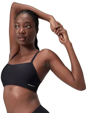 Solid Recordbreaker Bikini Top Anthracite L Women - Speedo - FashionsVida
