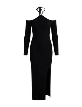 Maxi-Kleid Damen Schwarz M,S Damen - GIUSEPPE DI MORABITO - FashionsVida