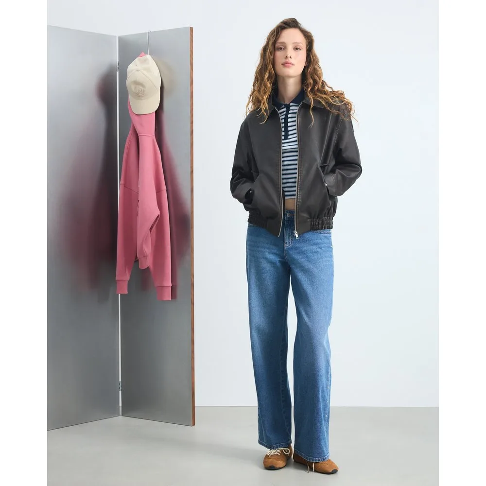 Pantalón básico wide leg de mujer - Green Coast - FashionsVida