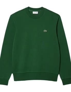 Small Logo Sweatshirt Dark Green M Herren - Lacoste - FashionsVida