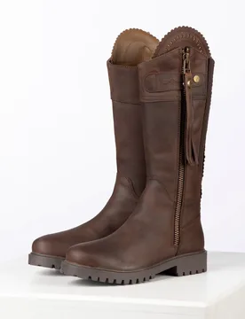 Haworth Womens Mid Height Leather Boots - - Size: 6 - Rydale - FashionsVida