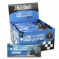 Boîte De Barres Protéinées Low Carbs High Brownie 16 Unités