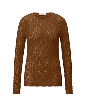 Langarmshirt braun M damen - RICHROYAL - FashionsVida