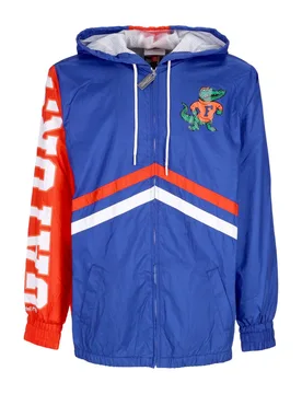 Giacca a Vento Uomo Ncaa Undeniable Full Zip Windbreaker Flogat Royal - Mitchell & Ness - FashionsVida