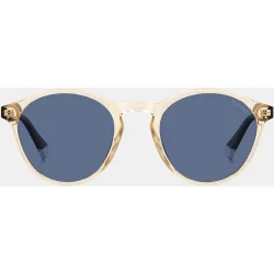 Gafas de sol de hombre redondas en con lentes polarizadas