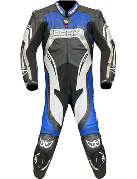 Tuta Moto Professionale In Pelle 2.0 Intera Ls1-9057 B taglia 48 - Berik - FashionsVida