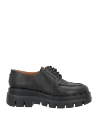 Schnürschuh Damen Schwarz 39 Damen
