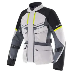 Giacca Moto Donna SCOUT 5 LADY WP grigio giallo taglia S