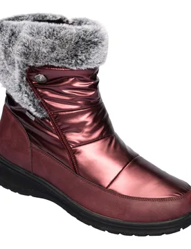 Winterstiefel mit Spikes "Karla" rot 41 Damen - wonderwalk - FashionsVida