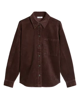 Blusa camisera marrón M - Marc O'Polo - FashionsVida