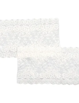 Oberschenkelbänder, 1 Paar weiss L - Wellys - FashionsVida