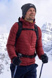 Henry Extreme Mens Down Padded Jacket - Red - Red - Size: XS