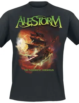 T-Shirt - The Thunderfist Chronicles - S bis XXL - für Männer - Größe S - schwarz - Lizenziertes Merchandise! - Männer - male - Alestorm - FashionsVida