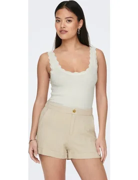 Top de mujer de punto acanalado de tirantes - JDY - FashionsVida