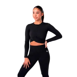 T-shirt à Manches Longues Elvira Black S