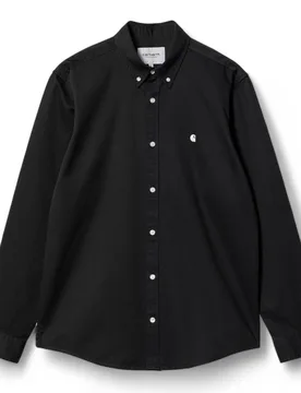 L/s madison shirt - black / wax - CARHARTT WIP - FashionsVida