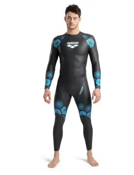Powerskin Thunder Long Sleeve Neoprene Wetsuit Holiday Black S Men - Arena - FashionsVida