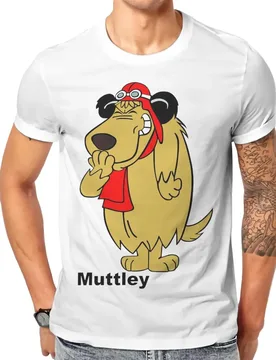 Tops 100% Cotton Fun Fashion Muttley Wacky Races Men's and women's T-shirts Tshirt Top - Aliexpress - FashionsVida