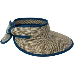 Visera de mujer cassis con protección solar
