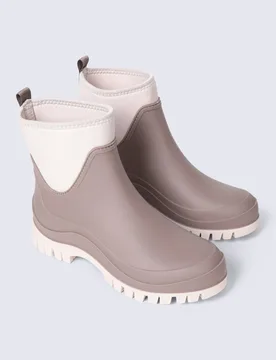 Bailey Womens Wellies - Taupe - Taupe - Size: 4 - Animal - FashionsVida