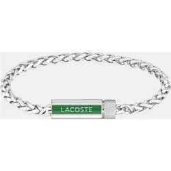 Pulsera de hombre Spelt de acero con logo