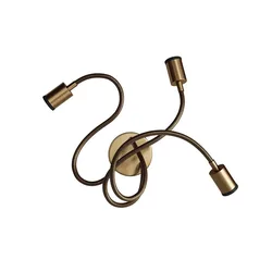 Cables Mini Spot Gu1d0 Flex 60 Applique Et Plafonnier Satin Brass One Size