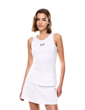 Ea7 Emporio Armani T-shirt Sans Manches 7w000314_af14524 Brilliant White S - Giorgio Armani - FashionsVida