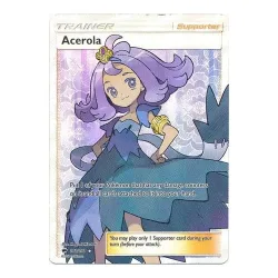 Pokemon SM Burning Shadows 142/147 Acerola (Full Art)