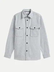 Overshirt mit Umlegekragen Grau XXL