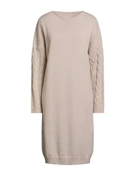 Mini-Kleid Damen Beige S Damen - LE TRICOT PERUGIA - FashionsVida