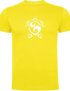 Maglietta A Maniche Corte Sea Turtle Tribal - Kruskis - FashionsVida
