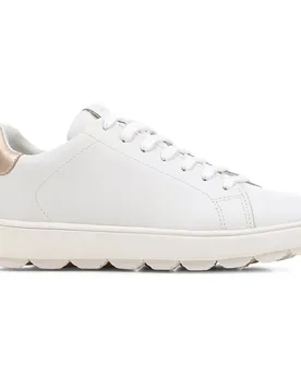 Baskets Spherica Ecub-1 White / Light Gold EU 41 - Geox - FashionsVida