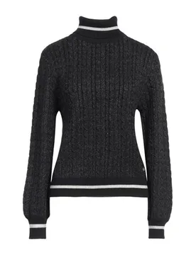 Rollkragenpullover Damen Schwarz L Damen - Essenza - FashionsVida