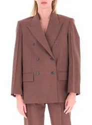 Blazer in lana MARRONE 40