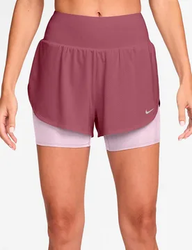 Pantalón corto de mujer W Nk Flow Mesh DF 2N1 - Nike - FashionsVida