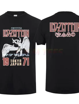 Amazing Tees Men Amplified Collection Tokyo 71 Led Rock Band Zeppelin Tour T Shirt Double-sided Casual Oversized T-shirt S-3XL - Aliexpress - FashionsVida