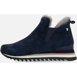 Botines básicos de mujer estilo sneaker de serraje