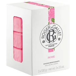 Roger&Gallet - Jabón Rose Savon 3X100 g Roger & Gallet