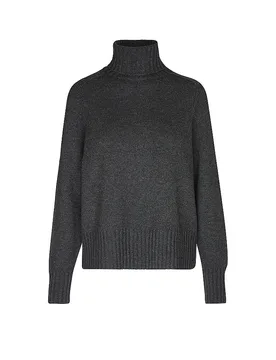 Jersey de cuello alto gris M - Ecoalf - FashionsVida