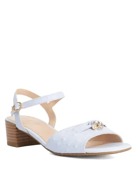 Womens Ladies Jaxxton - Open Toe Block Heel Sandals - Blue - Size Uk 4 - Dune london - FashionsVida