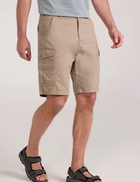 Lakeside Mens Cargo Shorts - Beige - Beige - Size: W40 - Mountain Warehouse - FashionsVida