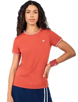 Team Tech Short Sleeve T-shirt Terracotta XS - Tecnifibre - FashionsVida